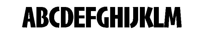 Skia CC Compressed Bold Font UPPERCASE
