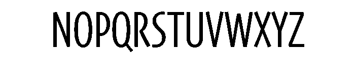 Skia CC Compressed Regular Font UPPERCASE