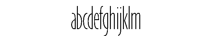 Skia CC Compressed Thin FONT