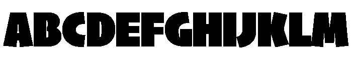 Skia CC Condensed Black Font UPPERCASE