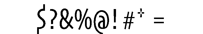 Skia CC Condensed Regular Font OTHER CHARS