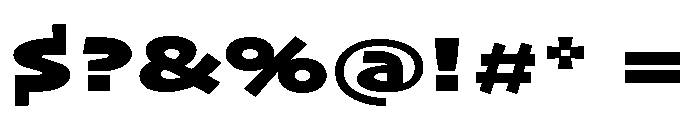 Skia CC Extended Black Font OTHER CHARS
