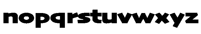 Skia CC Extended Black Font LOWERCASE