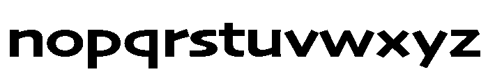 Skia CC Extended Bold Font LOWERCASE
