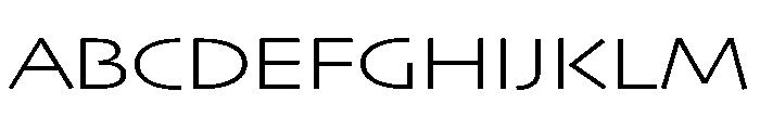 Skia CC Extended Light Font UPPERCASE