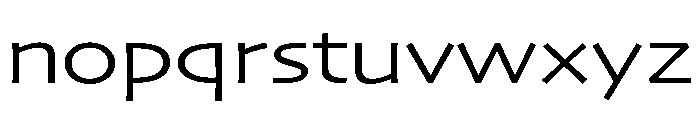 Skia CC Extended Regular Font LOWERCASE