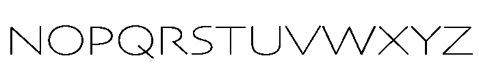Skia CC Extended Thin Font UPPERCASE