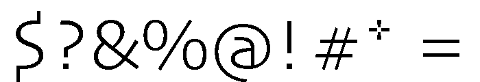 Skia CC Light Font OTHER CHARS
