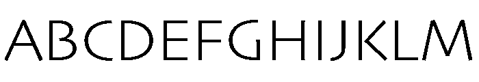 Skia CC Light Font UPPERCASE