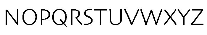 Skia CC Light Font UPPERCASE