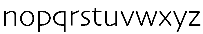 Skia CC Light Font LOWERCASE