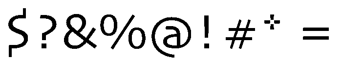 Skia CC Regular Font OTHER CHARS