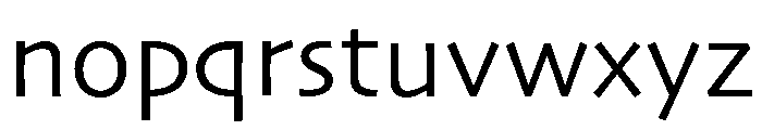 Skia CC Regular Font LOWERCASE