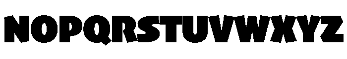 Skia CC Semi Condensed Black Font UPPERCASE