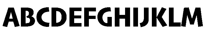 Skia CC Semi Condensed Bold Font UPPERCASE