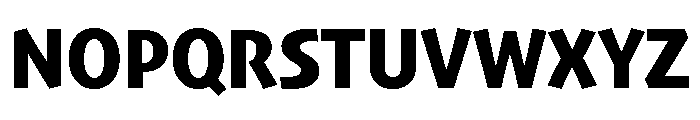 Skia CC Semi Condensed Bold Font UPPERCASE