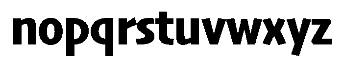 Skia CC Semi Condensed Bold Font LOWERCASE