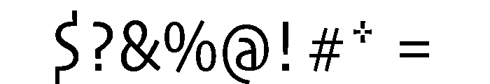 Skia CC Semi Condensed Regular Font OTHER CHARS
