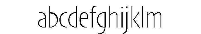 Skia CC Semi Condensed Thin FONT