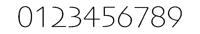 Skia CC Thin Font OTHER CHARS