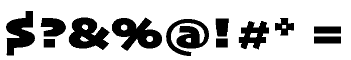 Skia CC Wide Black Font OTHER CHARS