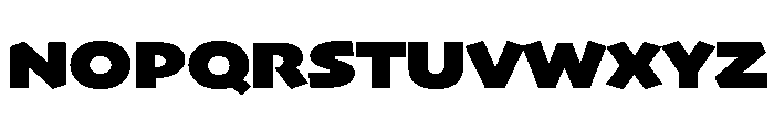 Skia CC Wide Black Font UPPERCASE