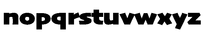 Skia CC Wide Black Font LOWERCASE