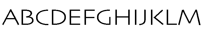 Skia CC Wide Light Font UPPERCASE