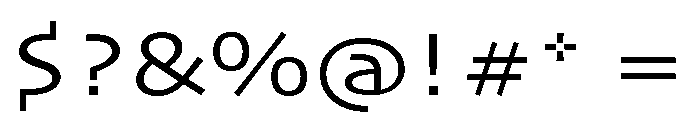 Skia CC Wide Regular Font OTHER CHARS