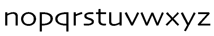 Skia CC Wide Regular Font LOWERCASE
