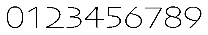 Skia CC Wide Thin Font OTHER CHARS