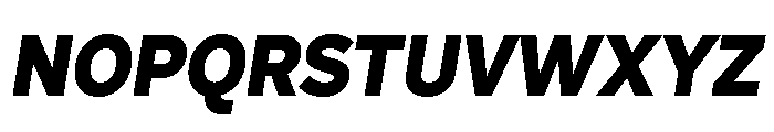 Skie Black Italic Font UPPERCASE