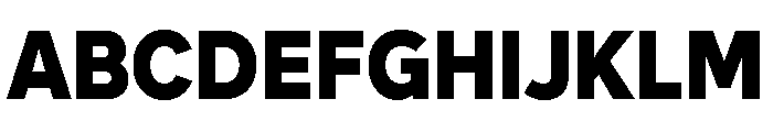 Skie Black Font UPPERCASE