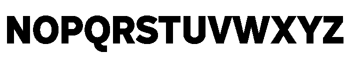 Skie Black Font UPPERCASE