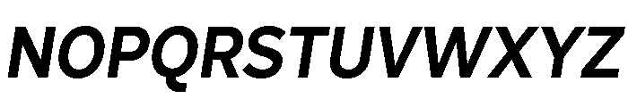 Skie Bold Italic Font UPPERCASE