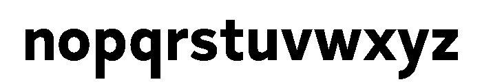 Skie Bold Font LOWERCASE