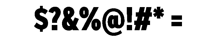 Skie Condensed Black Font OTHER CHARS
