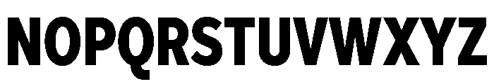 Skie Condensed Black Font UPPERCASE