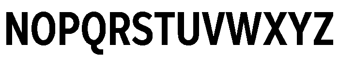 Skie Condensed Bold Font UPPERCASE