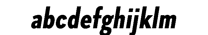 Skie Condensed Extra Bold Italic FONT