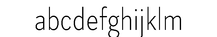 Skie Condensed Extra Light FONT