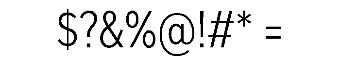 Skie Condensed Light Font OTHER CHARS