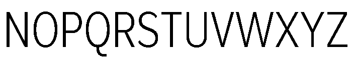 Skie Condensed Light Font UPPERCASE