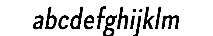 Skie Condensed Medium Italic FONT
