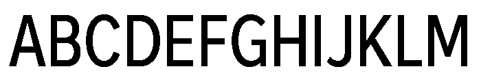 Skie Condensed Medium Font UPPERCASE