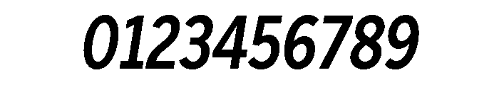 Skie Condensed Semi Bold Italic Font OTHER CHARS