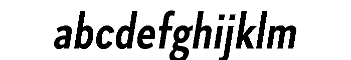 Skie Condensed Semi Bold Italic FONT