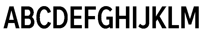 Skie Condensed Semi Bold Font UPPERCASE