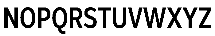 Skie Condensed Semi Bold Font UPPERCASE