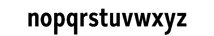 Skie Condensed Semi Bold Font LOWERCASE